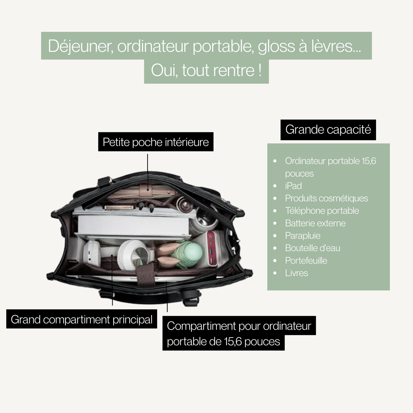 Trinity - Sac à main Esther 3 en 1