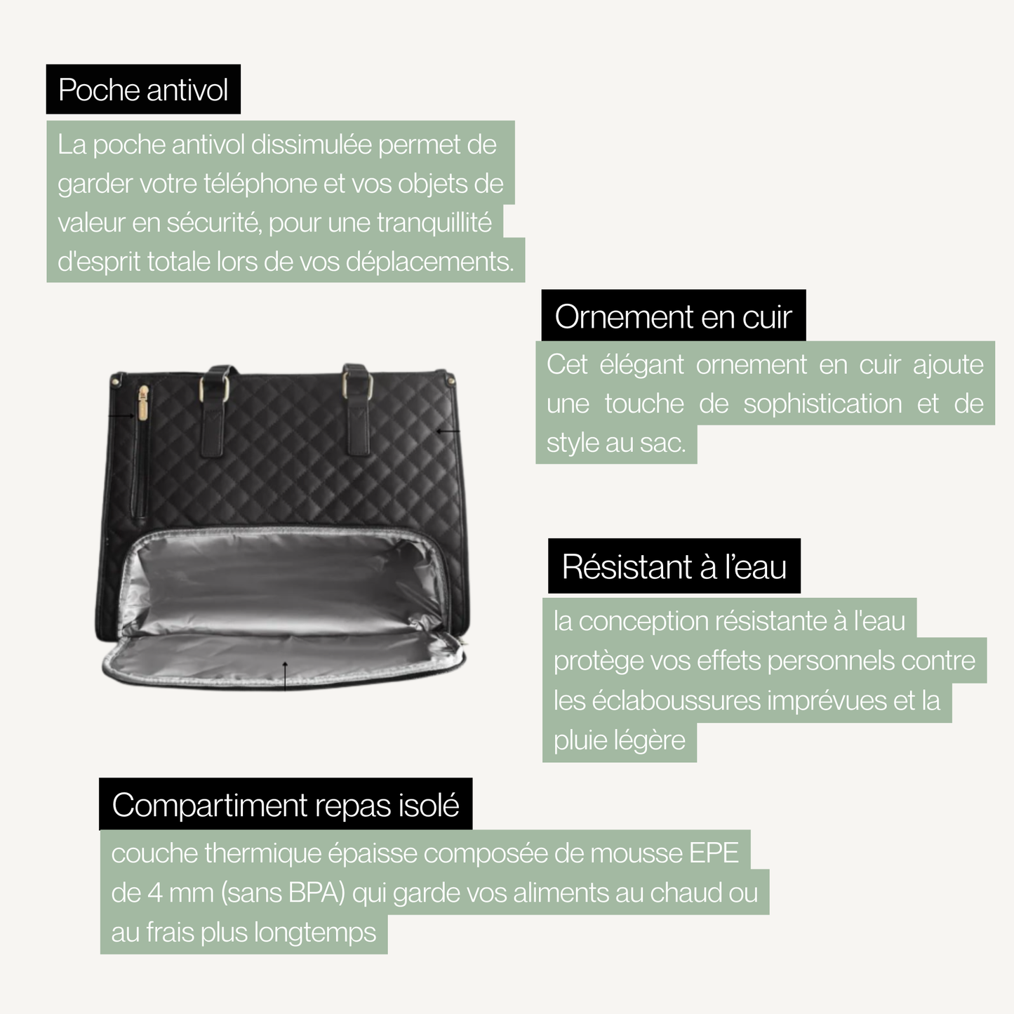 Trinity - Sac à main Esther 3 en 1